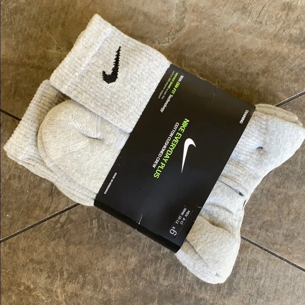 NIKE 6 pairs socks set EVERYDAY CUSHIONED CREW SOCKS Men’s